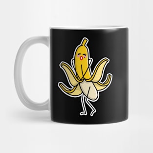 Marilyn Monroe banana Cartoon blowing skirt pun Mug